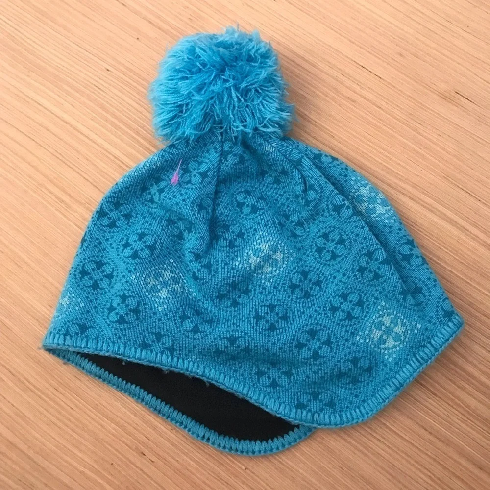 Columbia Youth Teal Polyesther Beanie